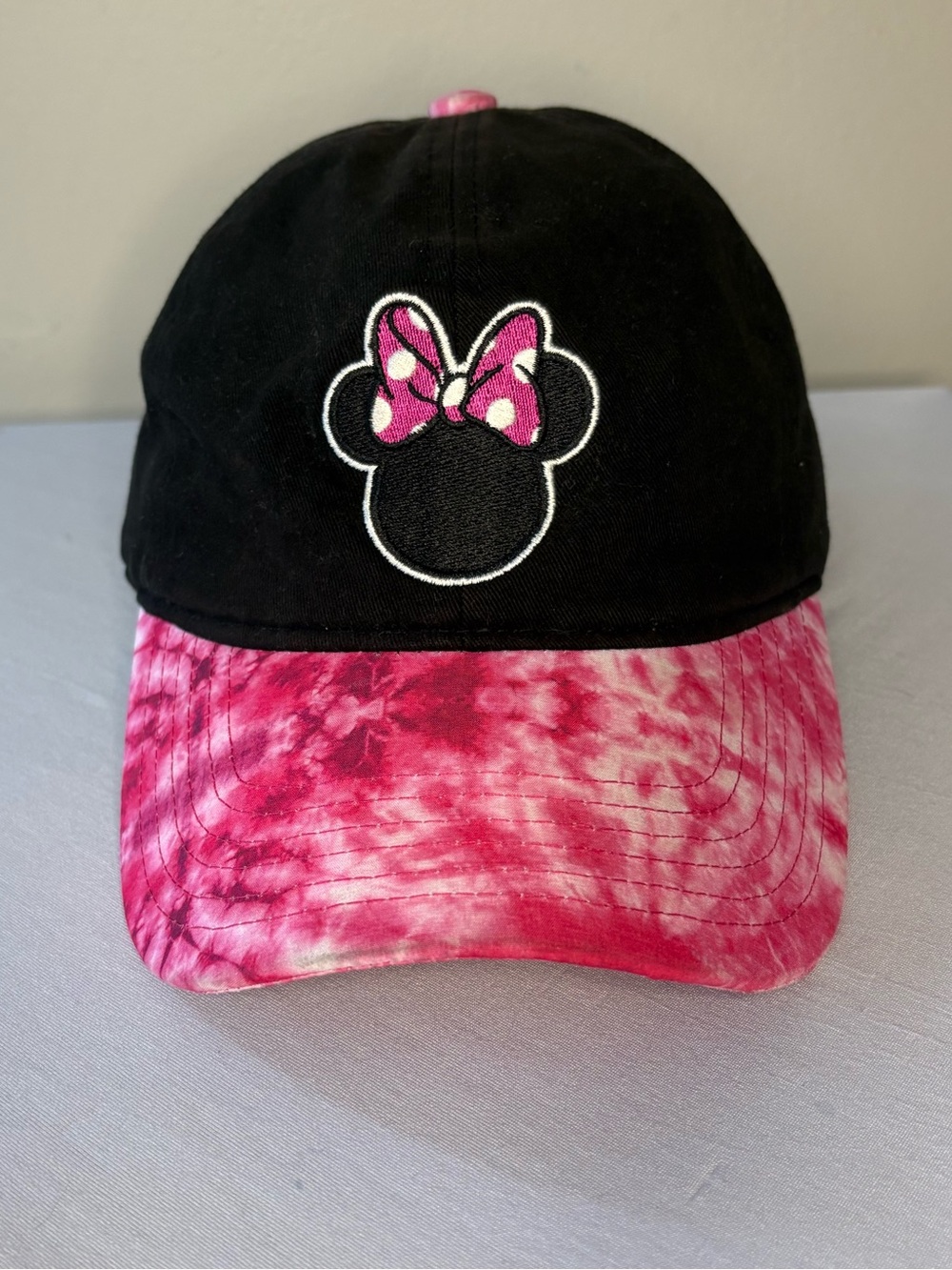 Pink Tie-Dye Bill Minnie Mouse Cap